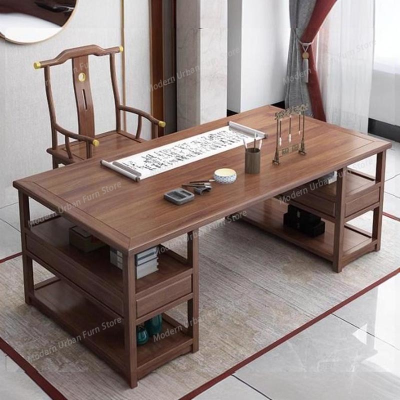 Home Office Trabajo - طاولة كمبيوتر مكتبية منزلية للألعاب والدراسة،