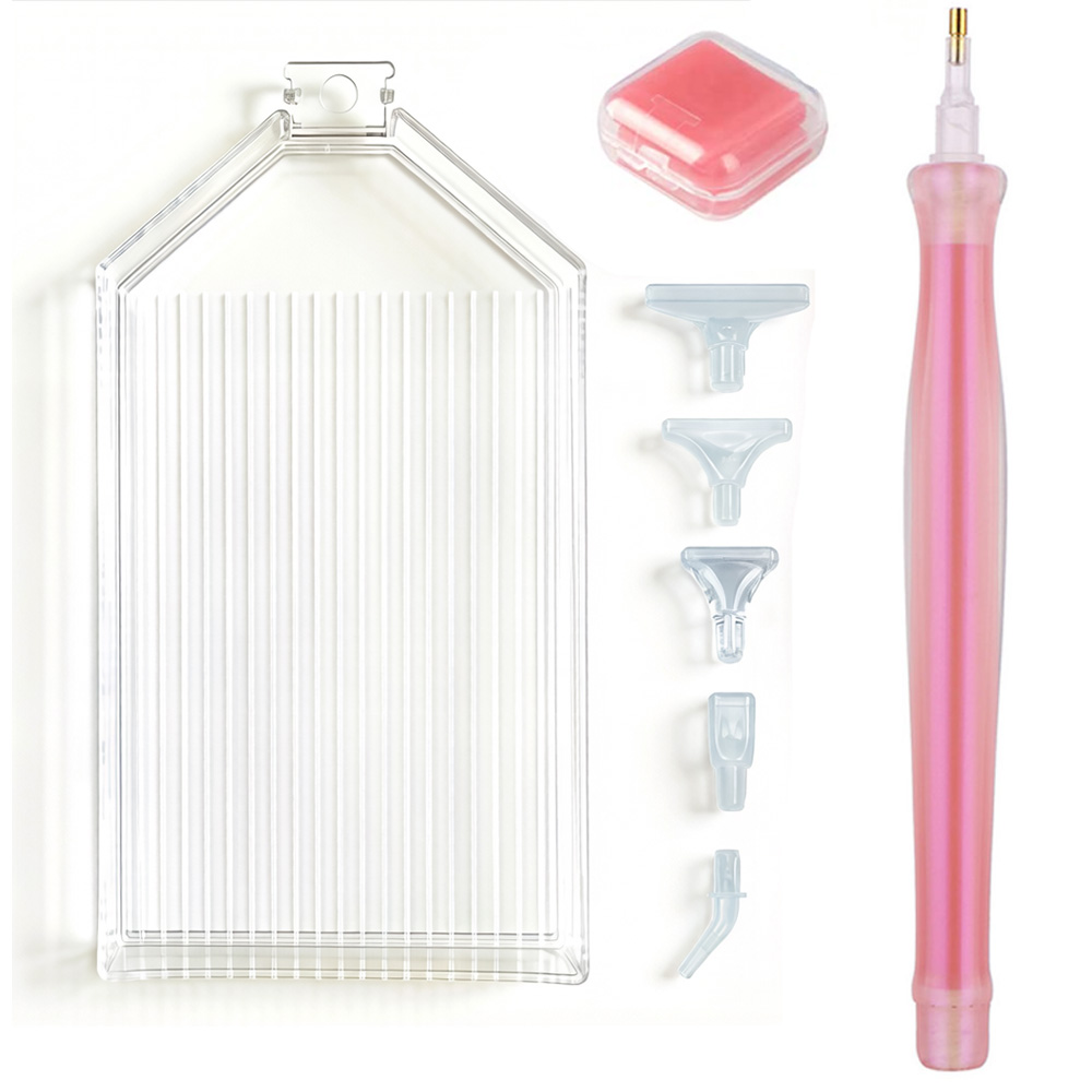 Pen Holder Organizer - مجموعة أدوات الرسم بالألماس: أقلام وصواني