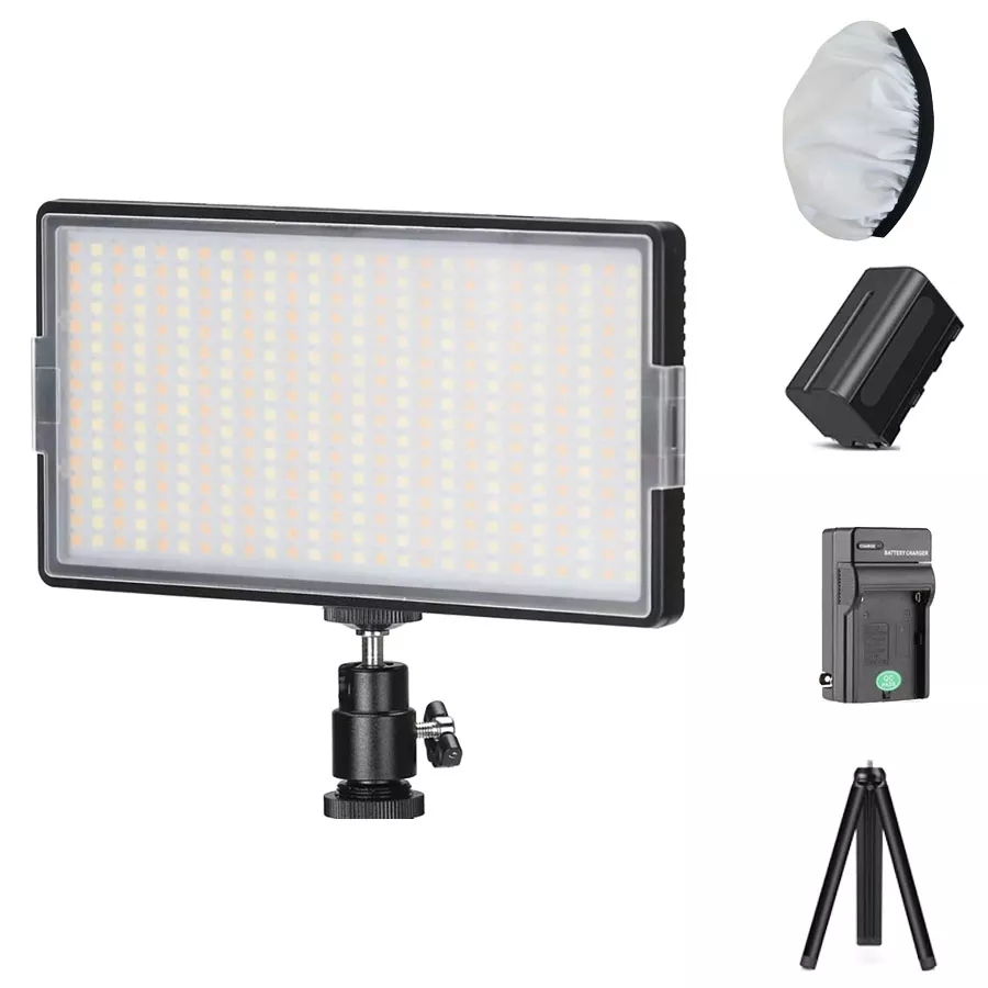 Zoom Lighting Kit - 10in LED 416 صور إضاءة الاستوديو