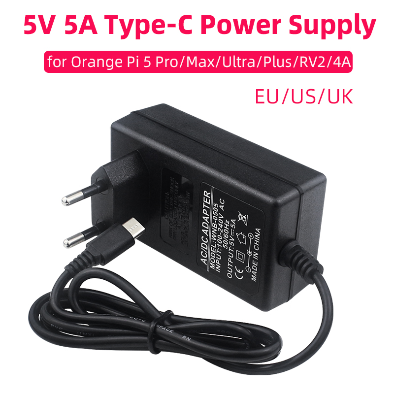 Home Office Uk - Orange Pi 5V 5A مصدر طاقة
