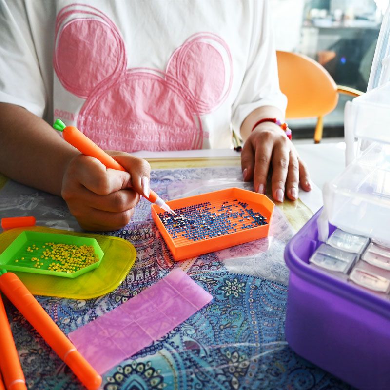 أدوات الرسم بالماس عدة صندوق ح - مراجعة Pen Holder Organizer وسعره