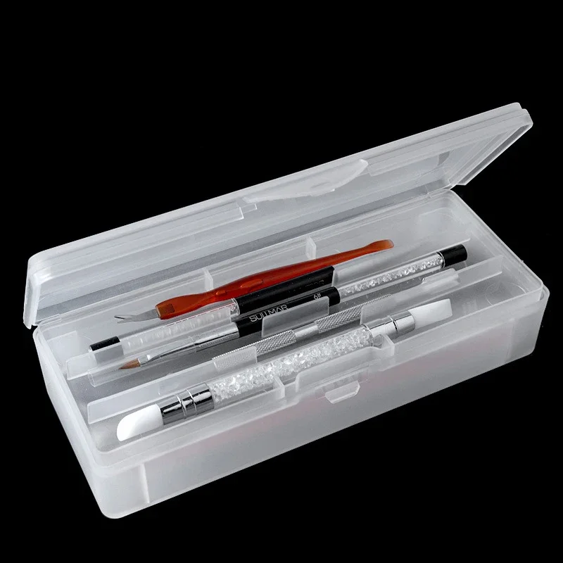 1 قطعة مستطيل طبقة مزدوجة مسما - مراجعة Pen Holder Organizer وسعره