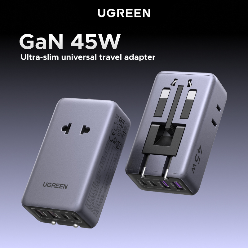 محول طاقة UGREEN GaN بقوة 45 و - مراجعة Home Office Uk وسعره