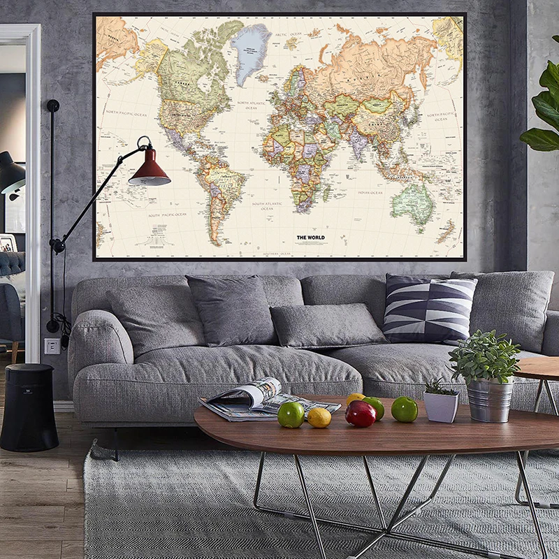 150x225 سنتيمتر الرجعية خريطة  - مراجعة Home Office Backdrop وسعره