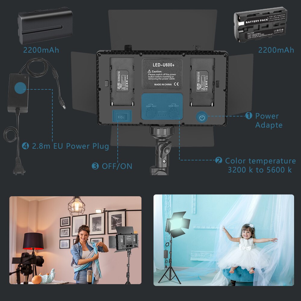 مصباح استوديو تصوير LED + Nagn - مراجعة Zoom Lighting Kit وسعره