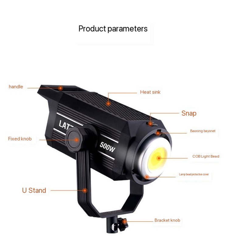 LATZZ 500 واط LED الفيديو الضو - مراجعة Zoom Lighting Kit وسعره