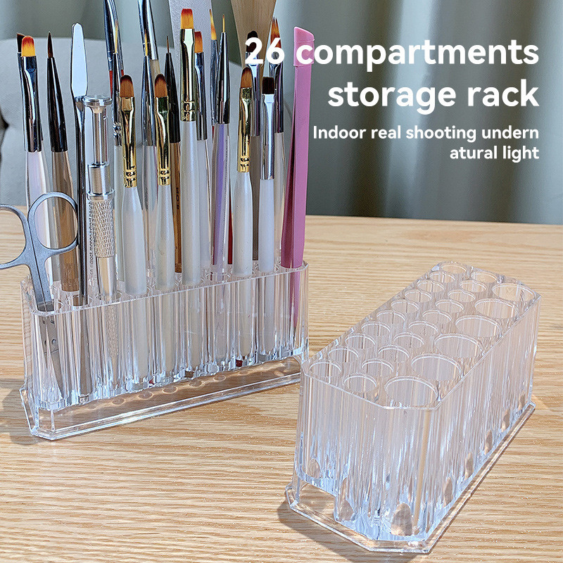 منظم فرش الأظافر الأكريليكية ب - مراجعة Pen Holder Organizer وسعره
