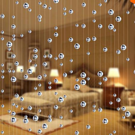 موضة خرزة زجاج بلورية الستار ا - مراجعة Home Office Backdrop وسعره