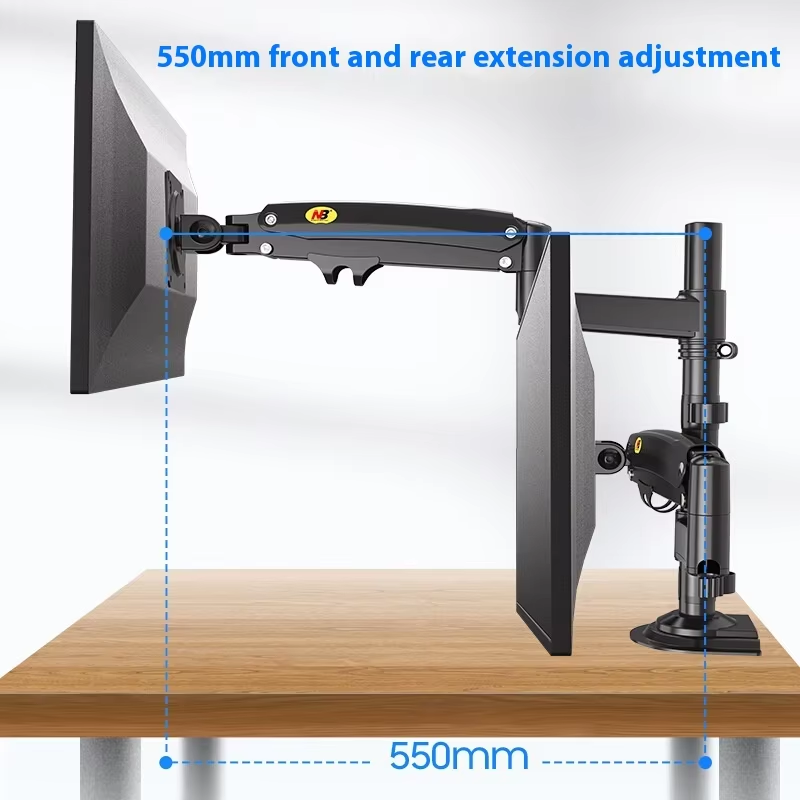 حامل شاشة كمبيوتر مزدوج العمود - مراجعة Monitor Arm Dual وسعره