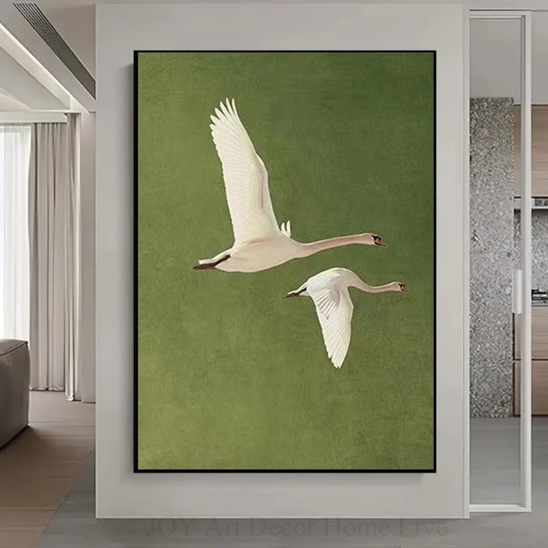 اثنين من البجعات الطائرة ذات ن - مراجعة Home Office Backdrop وسعره