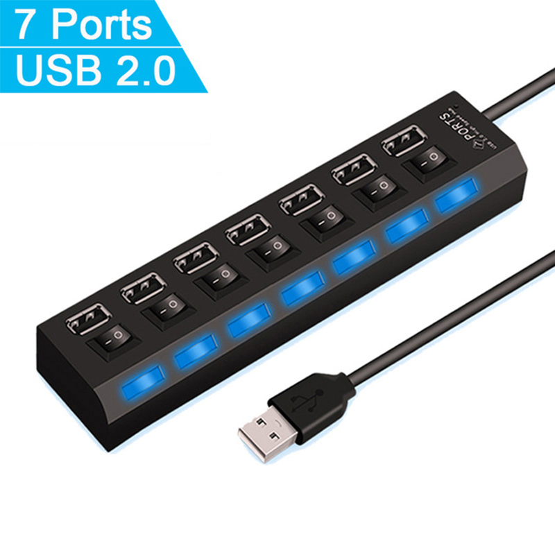 موزع USB 2.0 بـ 7 منافذ لأجهزة - مراجعة Home Office Setup وسعره