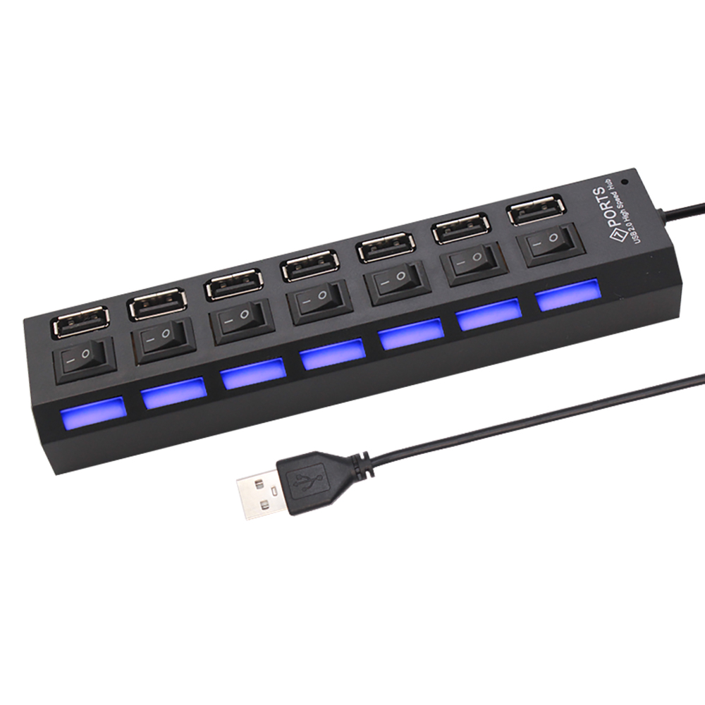 موزع USB 2.0 بـ 7 منافذ لأجهزة - مراجعة Home Office Setup وسعره